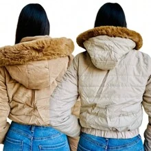 Women Jackets - 鏽棕色 - 查看 3