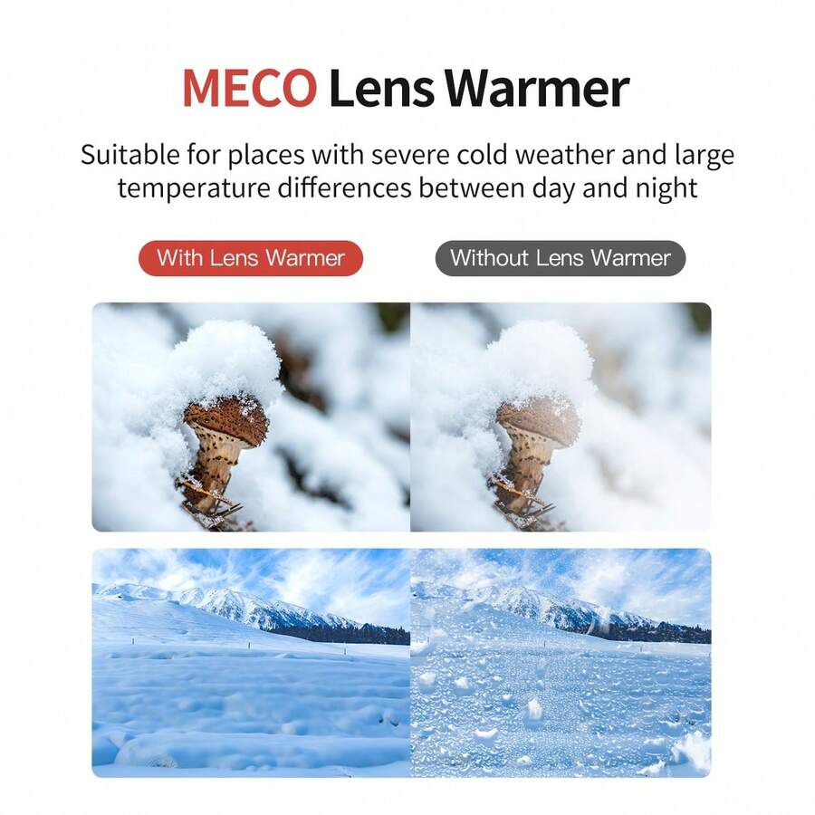 MECORIGHT MECORIGHT AntiFog Lens Heater Band, Prevents Fogging And