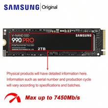 Samsung Samsung 990 PRO Ssd Nvme M2 2280 PCIe Gen 4*4 MLC, Ssd Hard Disk Solid State Drive 1TB 2TB 4TB, Nvme 2.0 Internal Hard Drives Solid Disk For Laptop PC Desktop, Up To 7450MB/S