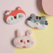 1 Bộ Bộ nỉ len chủ đề động vật dễ thương dành cho người mới bắt đầu. Những con vật đáng yêu, những chú cừu nhỏ, cáo, gấu trúc, thỏ, gấu, nai sừng tấm, kẹp tóc, kẹp tóc, chú chim nhỏ dễ thương, bộ nỉ kim cho đồ thủ công nghệ thuật tự làm, cung cấp gói vật liệu tự làm và dạy học bằng video, bạn có thể tự làm mặt dây chuyền cho bạn bè và gia đình nhân dịp sinh nhật Hiện tại, quà tặng ngày lễ, quà Giáng sinh - 393 - Xem 10