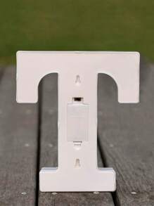 Decorative Letters With Bluelander LED Lights (AA Batteries Included) - T - 查看 3