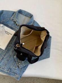 1pc Fashionable Casual Solid Color With Coin Purse Large Capacity Tote Bag ,Suitable For University/College Classroom / Commute/Work/ Festivals/Vacation/Holiday,For Women, Rookies & White-Collar Workers,Girl, College Students,Lady,Woman ,Or Women, Rookies & White-Collar Workers,Girl, College Students,Lady,Woman