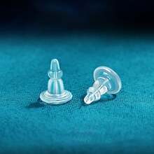 Silicone Earring Backs, Full Cover, Clear Earring Backs Replacements, Hypoallergenic Earring Stoppers, Soft Earplugs For Studs Hook Earrings