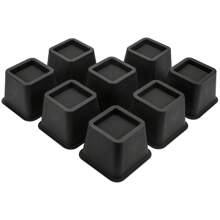 Der Rose Adjustable Bed And Furniture Risers Elevator Heavy Duty Bed Risers For Dorm Table Couch Sofa Wheels Suitable - 8 Gói 3 Inch - Xem 1