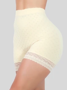 2 Piezas Set  Boxer Mujer Panty short de Dama  con control de zonas - Beis - Ver 8