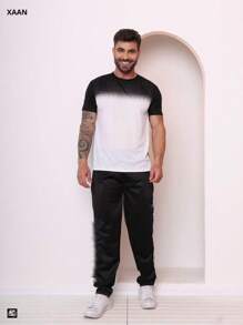 Xaan Men's Sublimated Dry Fit T-Shirts For Gym Premium Running - Blanco - Ver 4