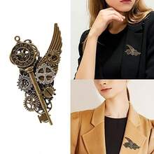 Bros Roda Gigi Jam Steampunk Retro, Jepit Rambut Sayap Gothic Lolita, Aksesori Rambut Serbaguna, Halloween - A - View 6