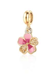 1pc Fashionable & Romantic Mermaid Tail, Butterfly, Flower, Puppy Paw, Dolphin, Sun, Eiffel Tower, Camera, Dragonfly Pendant Minimalist DIY Bracelet/Necklace/Jewelry Making Accessory Valentines