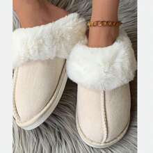 BenBoy Slippers For Womens Fluffy Slippers Warm Soft House Slippers Non-Slip Indoor Outdoor - Apricot - View 4