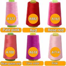 1pc/2pcs Sewing Thread, 46 Color Options, 3000 Yards/Spool, Household Sewing Thread Suitable For Various Scenarios (Packaging And Spool Color Random)
