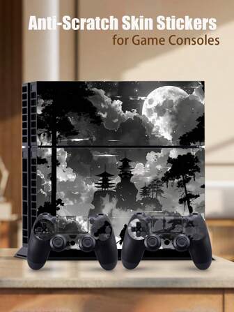Customize Your Gaming Console With A Unique Moon-Themed Decal! This Scratch-Resistant Leather Sticker Is An Easy Way To Create A One-Of-A-Kind DIY Experience. Not Only Does It Add A Distinctive Style To Your Gaming Device, But It Also Effectively Prevents Scratches. Whether It's The Console Body Or The Controller, The Sticker Fits Perfectly, And The Carefully Designed Pattern Gives Your Gaming Machine A Brand New Look.