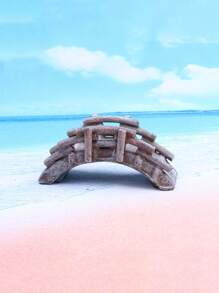 1入組爬蟲類微型玻璃裝飾橋，爬蟲類配件橋裝飾微型模型裝飾物，適用於魚缸、寵物棲息地、生態缸造景的裝飾 - 彩色 - 查看 4