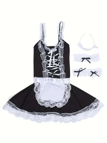 Disfraz Cosplay Anime Traje Maid Lolita - Multicolor - Ver 5