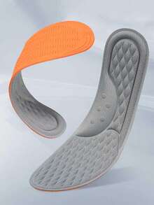 2 pièces Sports respirants et doux pour l'été, absorbant les chocs, anti-transpiration et antidérapant, éliminant les odeurs, supportant une longue période debout, pas de fatigue ni de sensation d'étouffement aux pieds - Gris - Voir 2