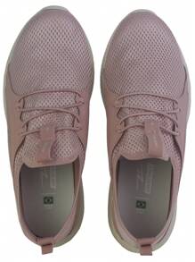 Women Wedge Sneakers - 乾枯玫瑰色 - 查看 5