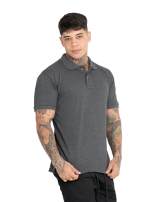 Men Polo Shirts - 深灰色 - 查看 4
