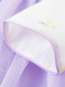 mini bala Girl's Dress Baby New Chinese Style Rabbit Print Princess Dress