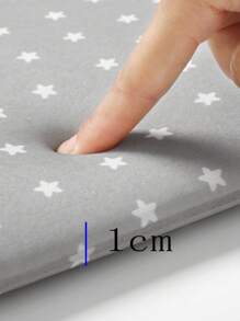 Baby Star Print Seat Liner - Light Grey - View 8