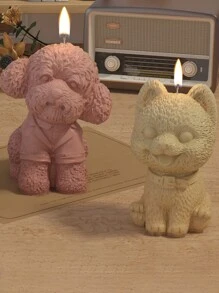 Formy silikonowe na świece w kształcie psa - 3D formy woskowe do aromaterapii z gipsu zwierzęcego do rękodzieła i wystroju domu, dla miłośników zwierząt domowych, wystroju domu i prezentów DIY - 1 szt. - Zobacz 6