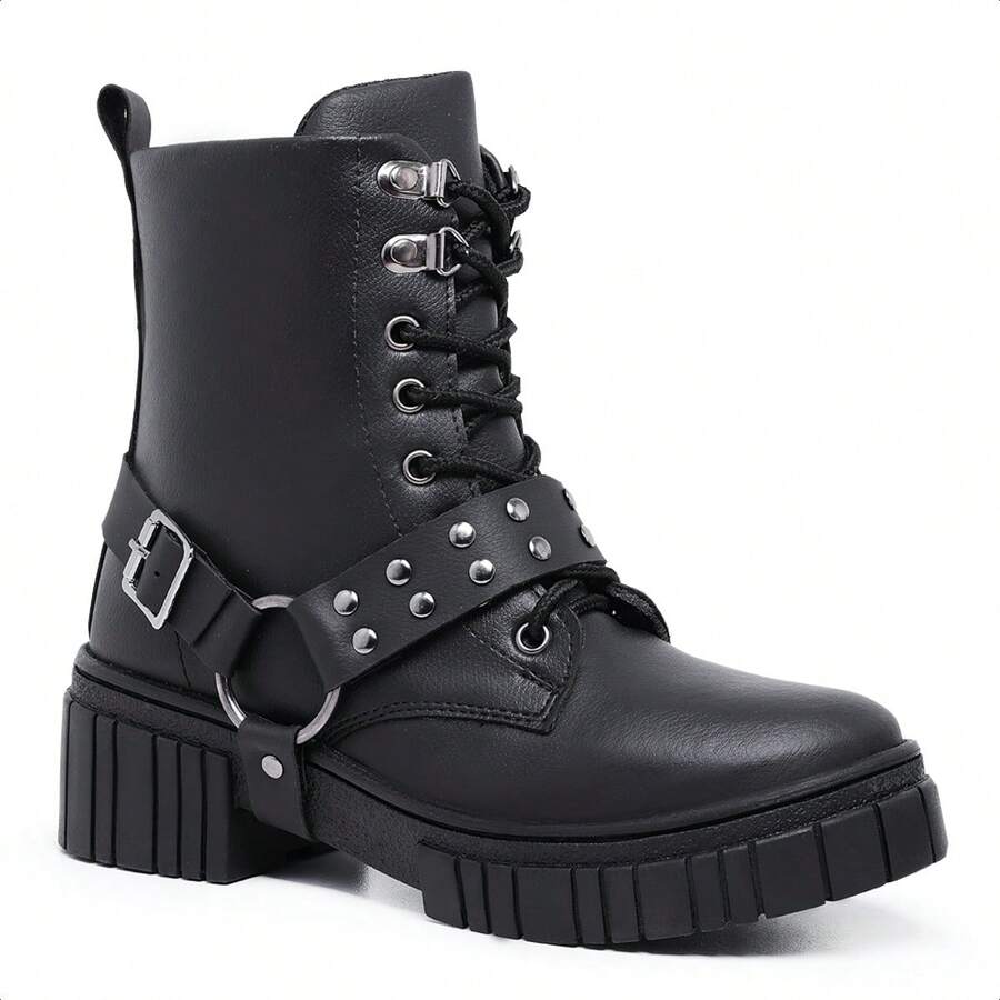 Women Pant Boots - 黑色 - 查看 1