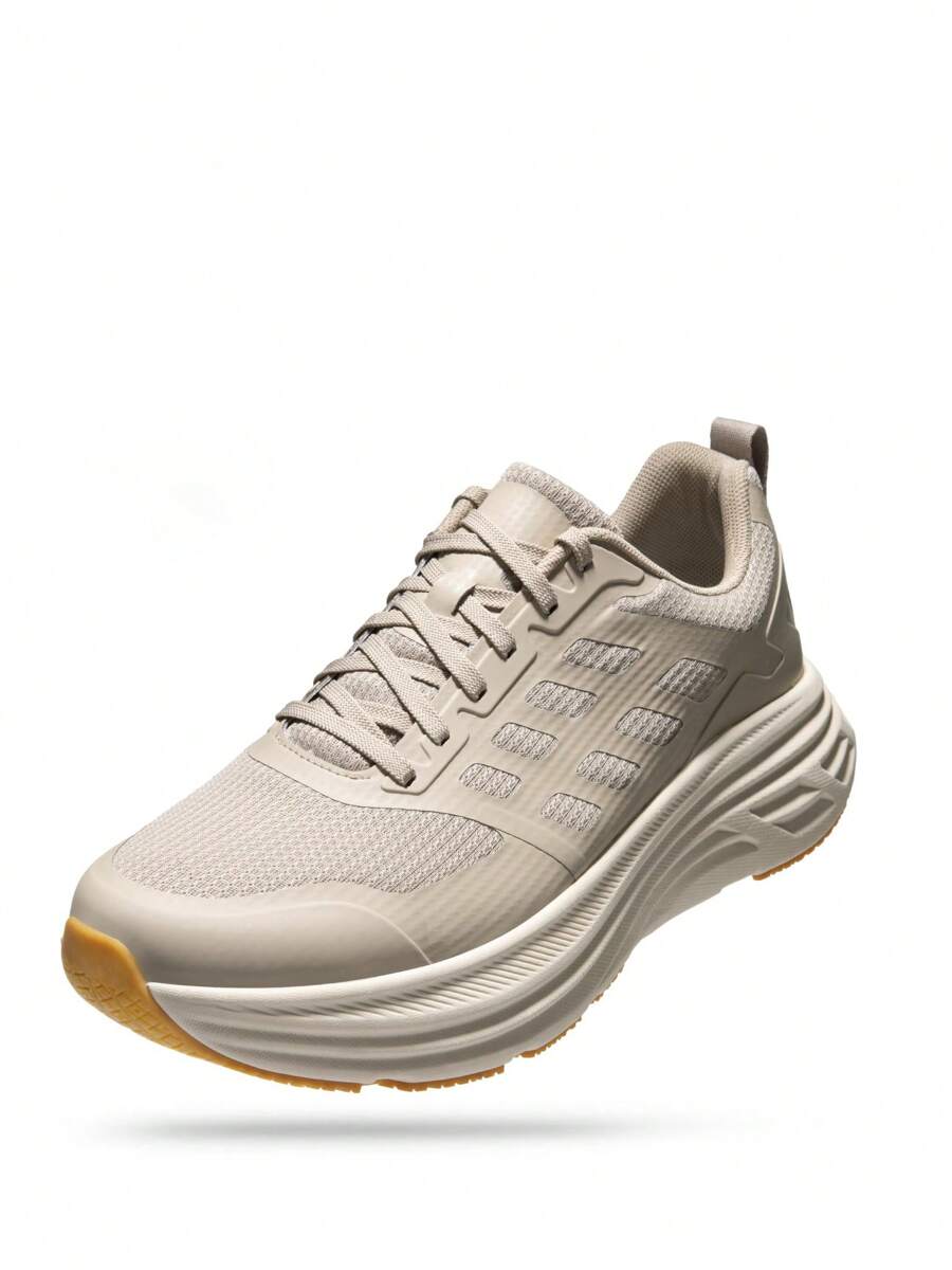 Men's ActiveFloat Athletic Shoes - Comfortable Walking Running Tennis Sneakers For Gym Workout And Jogging, With Cushioning - 杏色 - 查看 1