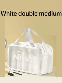 3件/1件双层旅行化妆包，洗漱包，手提包，化妆包，沙滩包，干湿分离袋，游泳包，女生化妆包，护肤包，卫生巾袋，防水旅行洗衣袋，带挂钩多功能收纳袋，防水袋，适用于洗漱包、化妆包、收纳、化妆品整理、化妆品收纳盒、小型化妆包、化妆包、圣诞礼物、小袋子、手拿包/小手提包、化妆品整理盒、小袋子、刷子收纳盒、迷你袋、大容量袋、女士礼物、圣诞礼物、女士礼物创意、小袋子、化妆包、旅行必备 - 彩色 - 查看 22