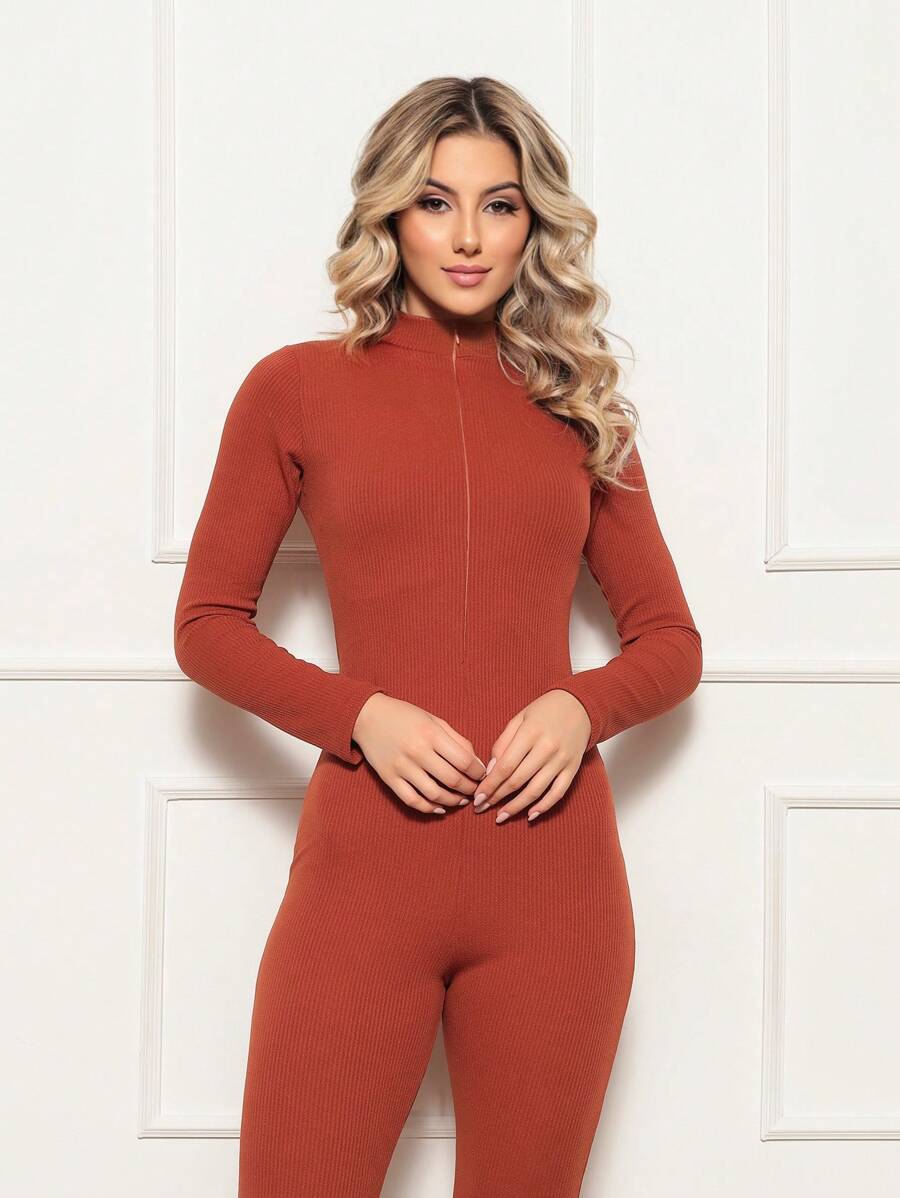 Women Jumpsuits - Màu nâu Sô-cô-la - Xem 1