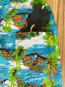 Short estilo bermuda para niño - Multicolor - Ver 7