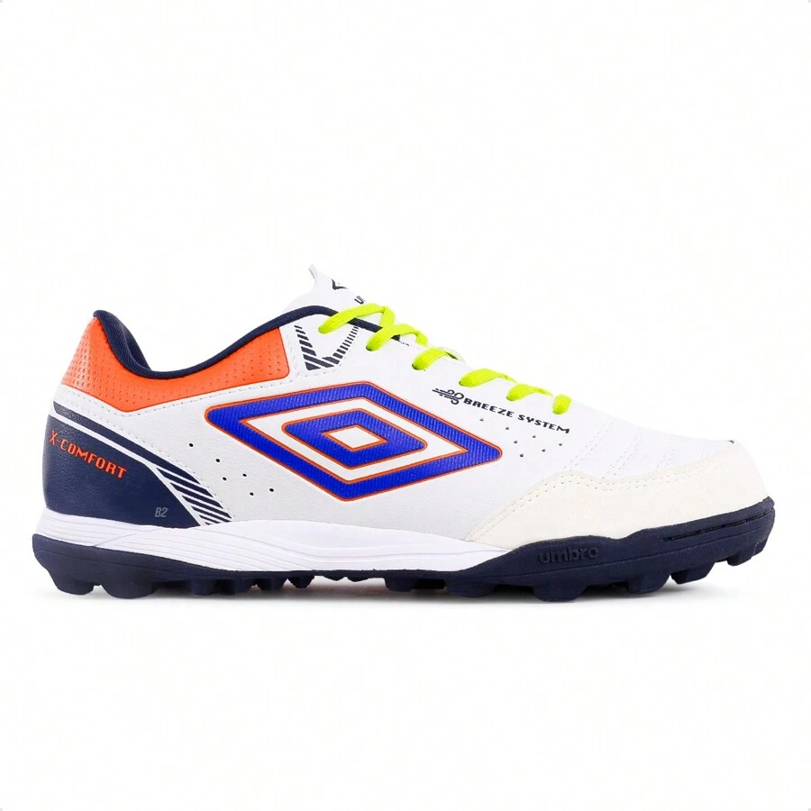 B2 Online Men Football Shoes - 白色/橙色 - 查看 1