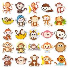 50 Piece Funny Cute Monkey Waterproof Stickers DIY For Phones Laptop Skateboard Creative Graffiti Car Motor Sticker - Multicolor - View 5