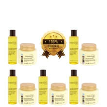 Terramar paquete set de 5 óleo argan 3 en 1 + 5 mascarillas reparadora de macadamia - Amarillo - Ver 2