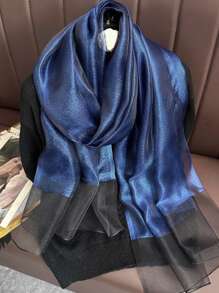 1 chiếc khăn choàng/khăn quàng cổ/băng đô bằng satin ánh kim bóng, phụ kiện thanh lịch cho trang phục hàng ngày. - Nhiều màu - Xem 16