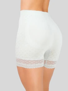 2 Piezas Set  Boxer Mujer Panty short de Dama  con control de zonas - Beis - Ver 4