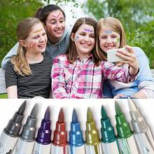 Temporary Tattoo Pen With Tattoo Templates Set - Ink-Based, Alcohol-Free, Skin-Friendly Body And Facial Coloring Tattoo Marker For Temporary Body Art - Multicolor - View 5