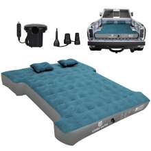 Inflatable Truck Bed Air Mattress  Pickup Camping Air Mattress For 5.5'-5.8' Full Size Short Truck Bed, Blow Up Pick Up Truck Tent Air Bed For Outdoor Travel Camping With Pump And Carry Bag - Blue - View 1
