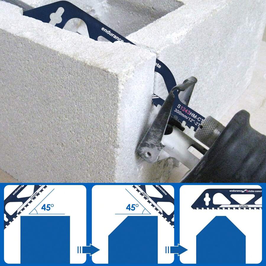 Reciprocating Saw Blade 12inch Universal Cutting Recip Sabre Saw Blade