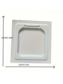 Dual Door Dryer Vent Cover - White - View 6