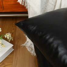 1 pieza / 2 piezas / 4 piezas Funda de cojín llana sin relleno, funda de almohada de color marrón para el sofá, decoración del hogar