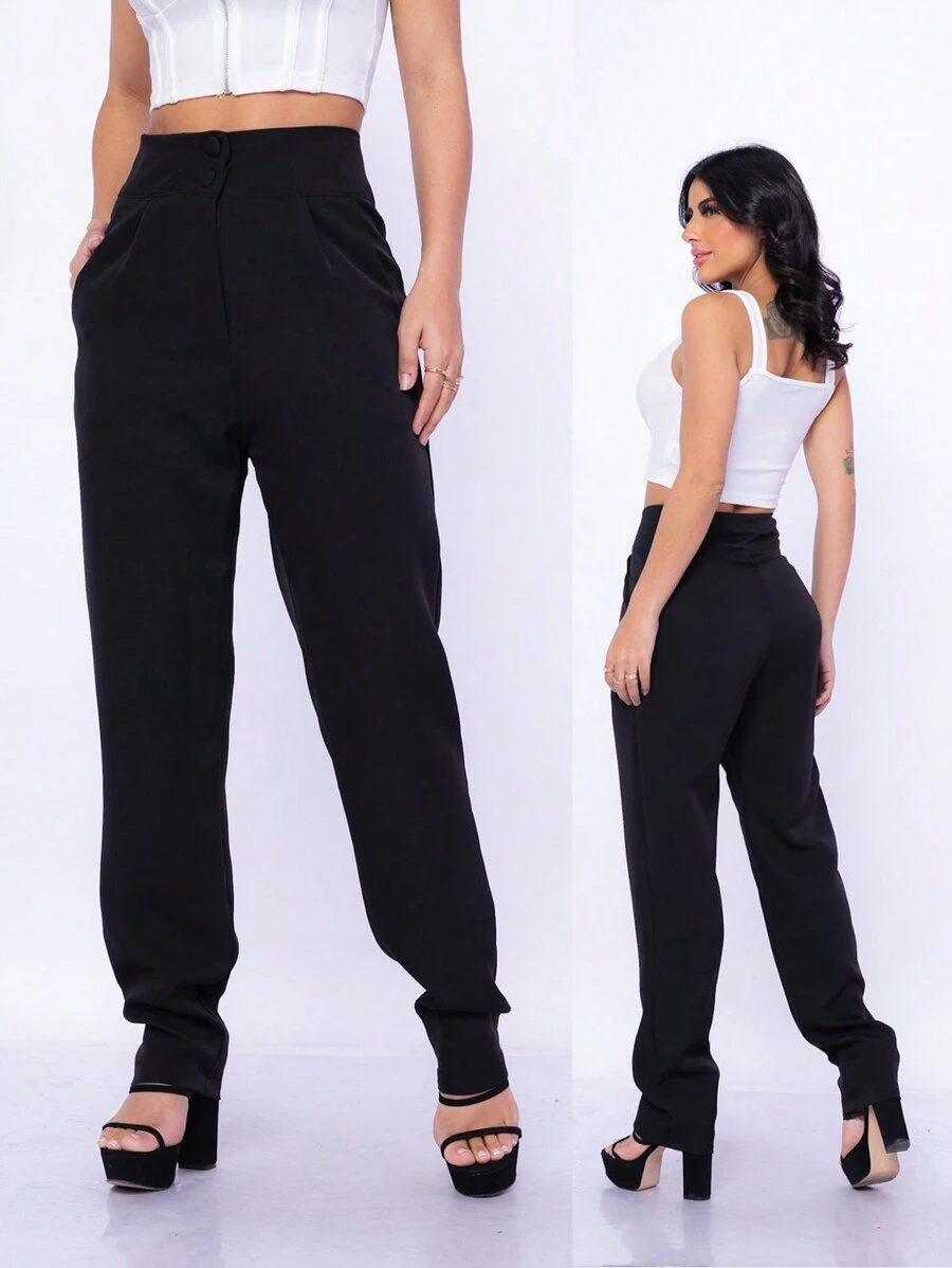 Women Pants - Black - View 1