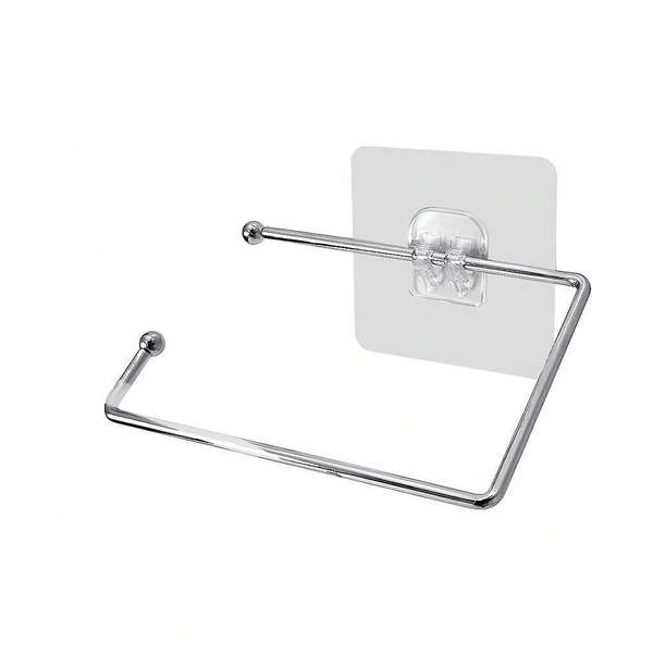 Suporte para rolo Papel Higiênico Banheiro Parede Porta Papel Prático Inxo Adesivo