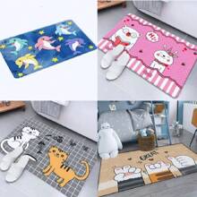 3 Pz Tapete 3D , tapete kawaii , tapete con vista 3D liso , tapete de baño modelo sorpresa - 2 Piezas - Ver 4