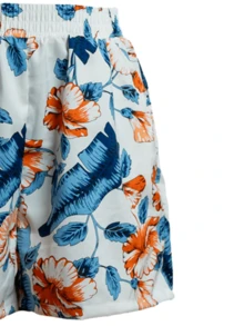 1pc Digital Printed Beach Boardshorts Bikini Bottom - Multicolor - View 4