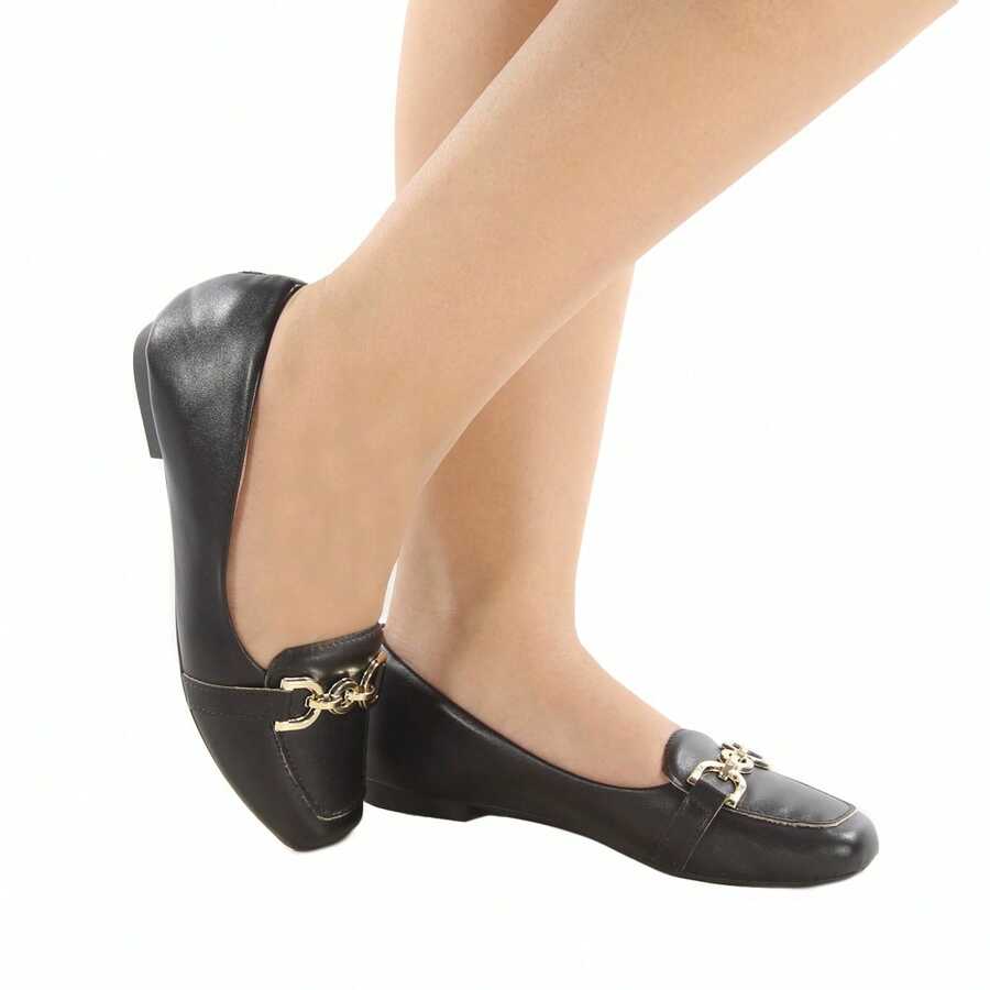 Women Flats - 黑色 - 查看 1