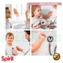 Estetoscopio Spirit Serie Majestic Pediátrico Doble Cabezal Color Gris - Gris Claro - Ver 7