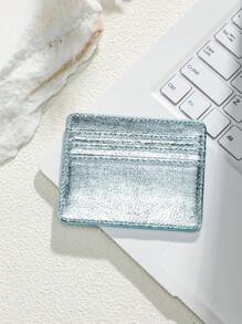 1 pièce Utilisation quotidienne  avec blocage RFID Motif  craquelé Mince et portefeuille pour cartes Cartes d'identité et cartes bancaires Porte-cartes Porte-cartes Portefeuille Porte-cartes de visite Porte-cartes de crédit Porte-cartes Femmes Pour femmes Mini portefeuille Porte-cartes
