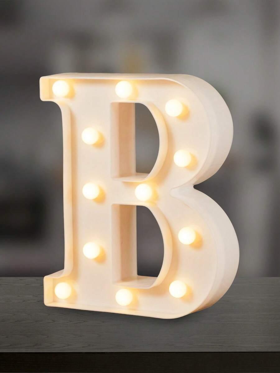 Letras Decorativas con Luces LED Bluelander - B - Ver 1