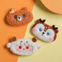 1 Bộ Bộ nỉ len chủ đề động vật dễ thương dành cho người mới bắt đầu. Những con vật đáng yêu, những chú cừu nhỏ, cáo, gấu trúc, thỏ, gấu, nai sừng tấm, kẹp tóc, kẹp tóc, chú chim nhỏ dễ thương, bộ nỉ kim cho đồ thủ công nghệ thuật tự làm, cung cấp gói vật liệu tự làm và dạy học bằng video, bạn có thể tự làm mặt dây chuyền cho bạn bè và gia đình nhân dịp sinh nhật Hiện tại, quà tặng ngày lễ, quà Giáng sinh - 393 - Xem 12