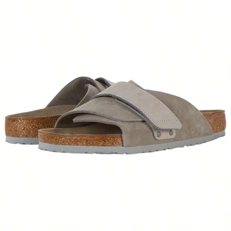 Birkenstock Kyoto - Moneda de piedra de gamuza - Ver 1