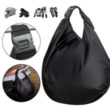 AD 摩托车头盔包防水密码锁防盗行李收纳包骑士便携式旅行摩托车装备包