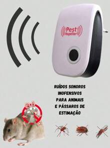 Repelente Eletrônico Mosquito Inseto Bivolt Envio Imediato!!! - Branco - Visão 4